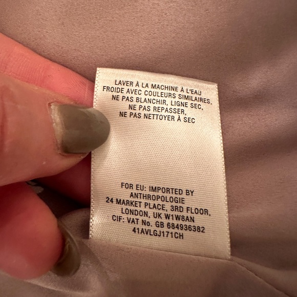 NWOT Anthropologie Elevenses Ruffled Vegan Leather Motorcycle Jacket - Picture 9 of 10